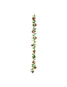 Guirnalda de manzana para la decoración de verano en escaparates de tiendas o comercios