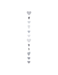 Guirnalda de corazones de papel para la decoración en del día de los enamorados