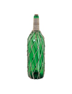 Mensaje de botella con corcho para la decoración de verano en escaparates de tiendas o comercios