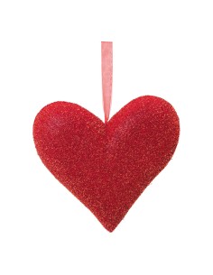 Corazón con percha para la decoración en del día de los enamorados