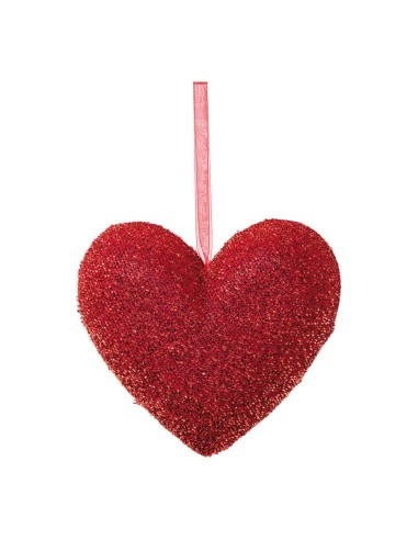 Corazón con percha para la decoración en del día de los enamorados