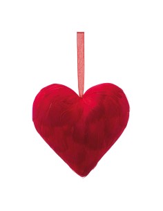 Corazón con percha para la decoración en del día de los enamorados