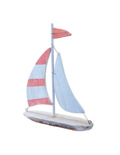 Barco de vela para la decoración de verano en escaparates de tiendas o comercios