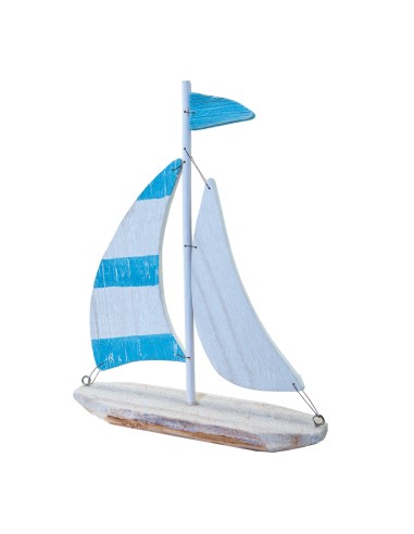 Barco de vela para la decoración de verano en escaparates de tiendas o comercios