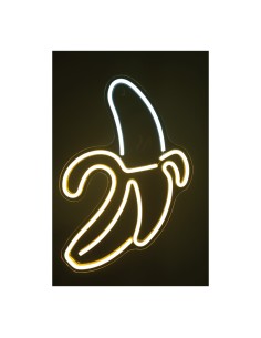 Motivo LED »banana« para la decoración de verano en escaparates de tiendas o comercios