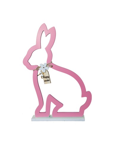 Contorno de conejo para escaparates de tiendas y pastelerías en pascua