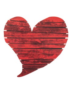 Corazón para la decoración en del día de los enamorados