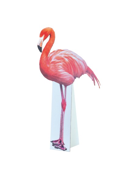 Recorte »flamenco« para la decoración de verano en escaparates de tiendas o comercios