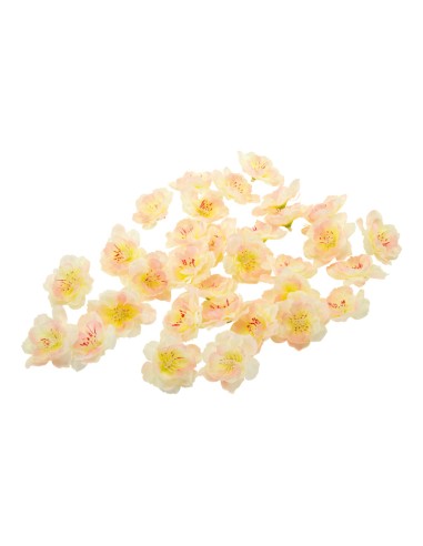 Cabezas de flores para la decoración de verano en escaparates de tiendas o comercios