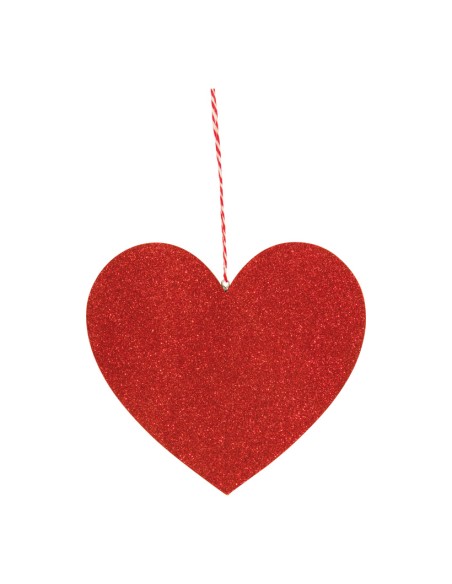 Corazón con percha para la decoración en del día de los enamorados