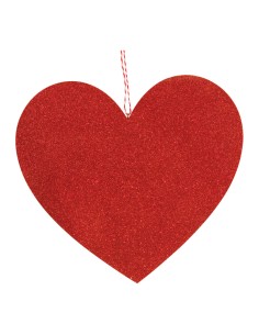 Corazón con percha para la decoración en del día de los enamorados