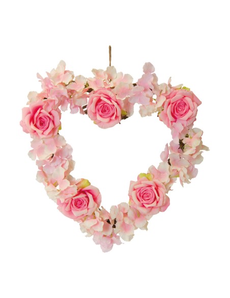 Corona en forma de corazón para la decoración en del día de los enamorados