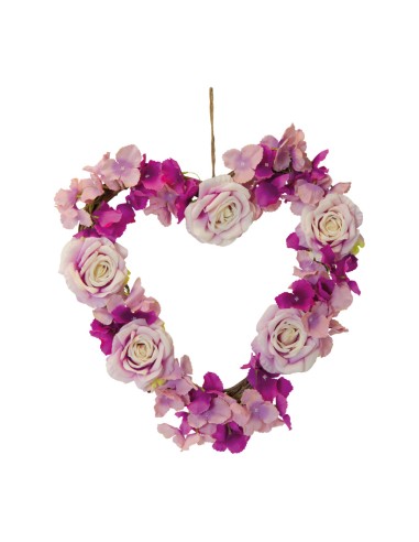 Corona en forma de corazón para la decoración en del día de los enamorados