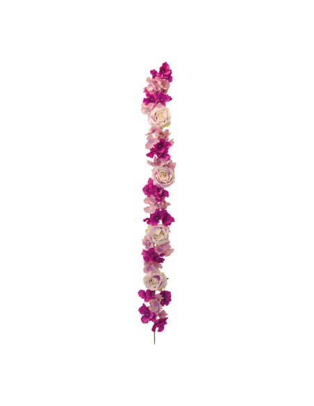 Guirnalda de flores para la decoración en del día de los enamorados