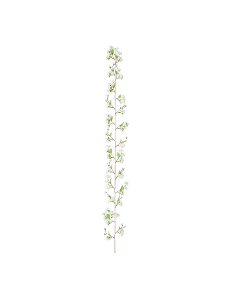 Guirnalda de flores de cerezo para la decoración de verano en escaparates de tiendas o comercios