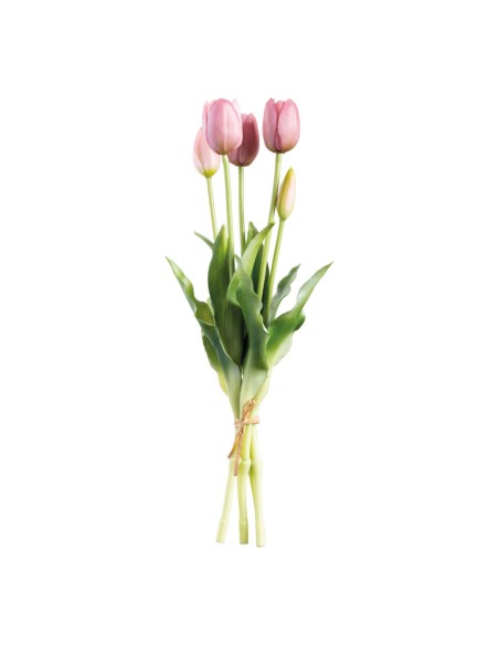 Ramo de tulipanes para la decoración de verano en escaparates de tiendas o comercios