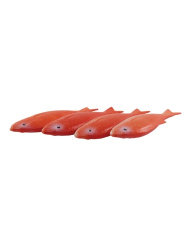 Gris salmonete para la decoración de verano en escaparates de tiendas o comercios