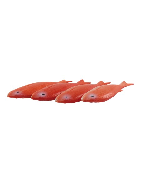 Gris salmonete para la decoración de verano en escaparates de tiendas o comercios