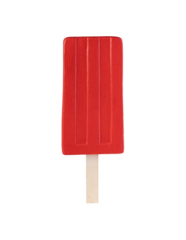 Helado con palito para la decoración de verano en escaparates de tiendas o comercios