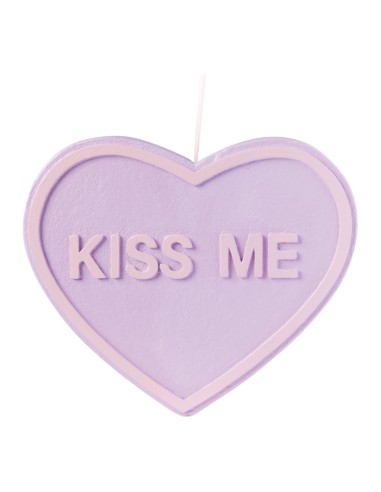 Corazón con letras »bésame« para la decoración en del día de los enamorados