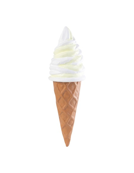 Helado suave para la decoración de verano en escaparates de tiendas o comercios