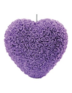 Corazón de rosa para la decoración en del día de los enamorados