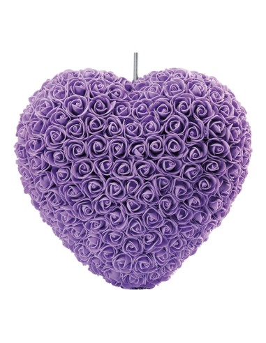 Corazón de rosa para la decoración en del día de los enamorados