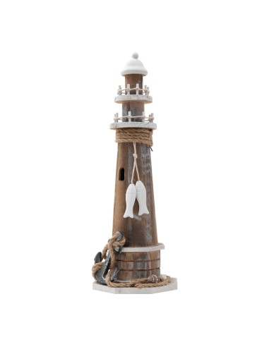 Faro con decoración para la decoración de verano en escaparates de tiendas o comercios