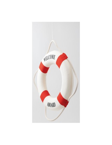 Boya salvavidas con cuerda para la decoración de verano en escaparates de tiendas o comercios