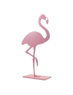 Flamenco en stand para la decoración de verano en escaparates de tiendas o comercios