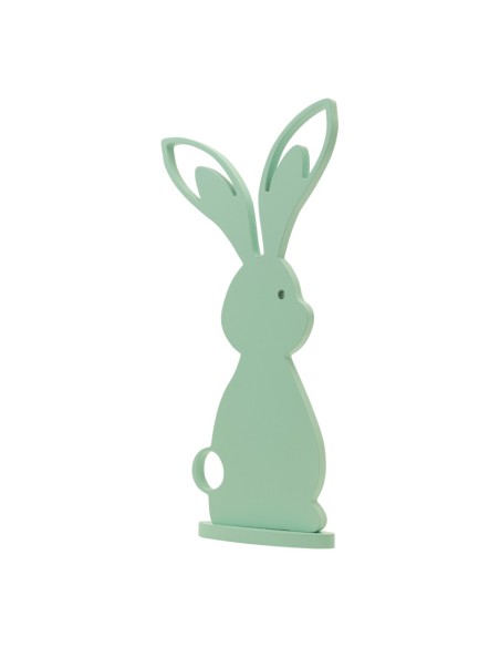 Conejo en plato base para escaparates de tiendas y pastelerías en pascua