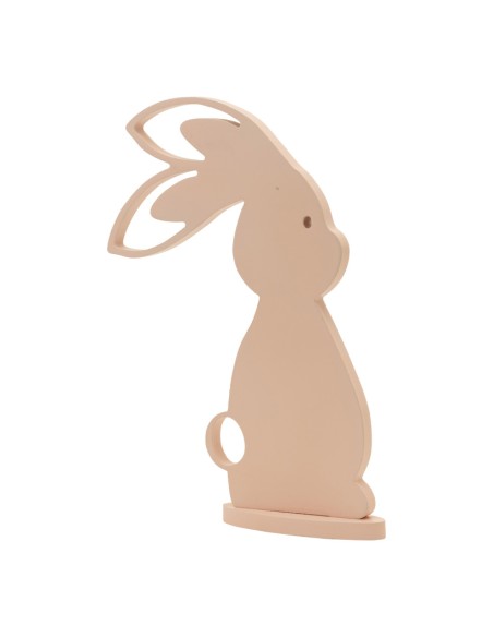 Conejo en plato base para escaparates de tiendas y pastelerías en pascua