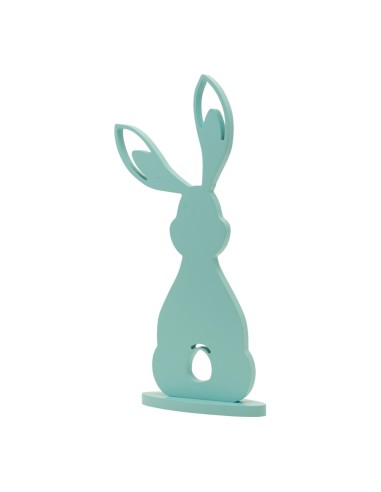 Conejo en plato base para escaparates de tiendas y pastelerías en pascua