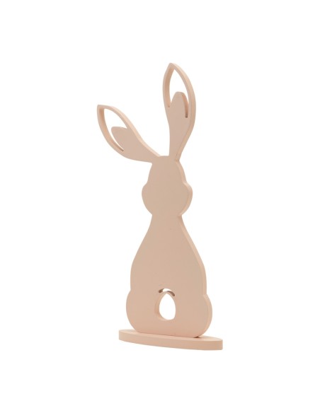 Conejo en plato base para escaparates de tiendas y pastelerías en pascua