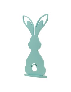 Conejo en plato base para escaparates de tiendas y pastelerías en pascua