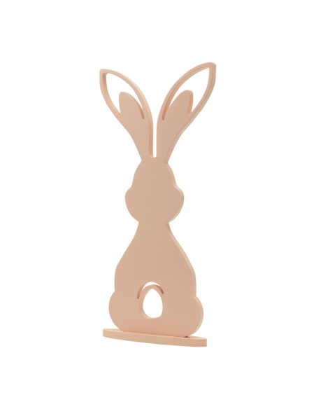 Conejo en plato base para escaparates de tiendas y pastelerías en pascua