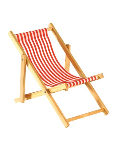Silla de cubierta para la decoración de verano en escaparates de tiendas o comercios