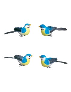 Aves para la decoración de verano en escaparates de tiendas o comercios