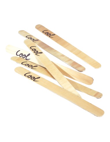 Palito de helado para la decoración de verano en escaparates de tiendas o comercios