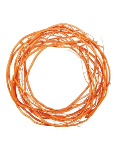 Corona de sauce para la decoración de verano en escaparates de tiendas o comercios