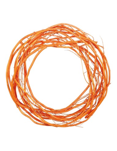 Corona de sauce para la decoración de verano en escaparates de tiendas o comercios