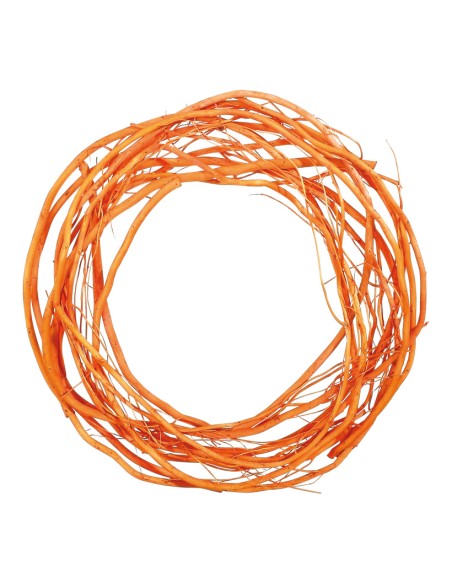 Corona de sauce para la decoración de verano en escaparates de tiendas o comercios