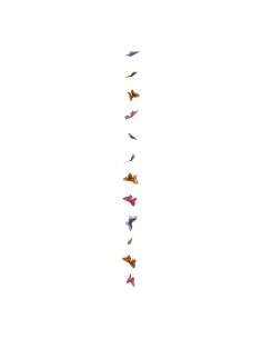 Guirnalda de mariposas para la decoración de verano en escaparates de tiendas o comercios