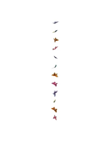 Guirnalda de mariposas para la decoración de verano en escaparates de tiendas o comercios