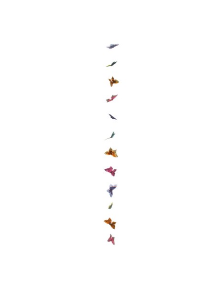 Guirnalda de mariposas para la decoración de verano en escaparates de tiendas o comercios