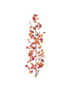 Guirnalda de hojas de arce de colorido otoñal Para decorar centros comerciales y escaparates en otoño