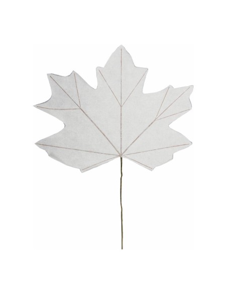 Hoja de arce para escaparates de otoño en tiendas y centros comerciales