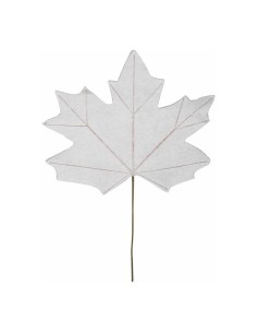 Hoja de arce para escaparates de otoño en tiendas y centros comerciales