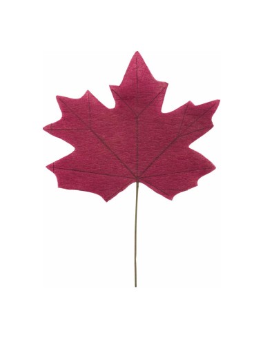 Hoja de arce para escaparates de otoño en tiendas y centros comerciales