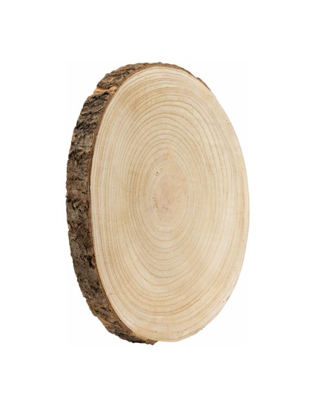 Disco de tronco de árbol para la decoración otoñal de escaparates y espacios
